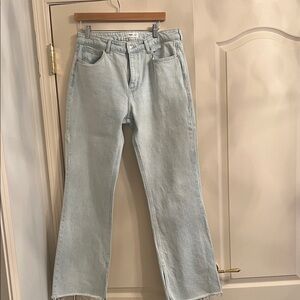 Mango Light Blue Flare Jeans-sz 10